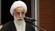 تصاویر جدید از آیت‌الله جنتی در یک جلسه مهم پس از فوت همسر دومش