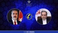 گفت‌وگوی تلفنی وزرای امور خارجه جمهوری اسلامی ایران و ترکیه