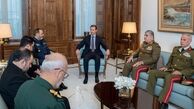 وزیر دفاع با بشار اسد دیدار کرد
