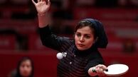 پینگ‌پنگ‌باز ۱۳ساله چینی ندا شهسواری را شکست داد