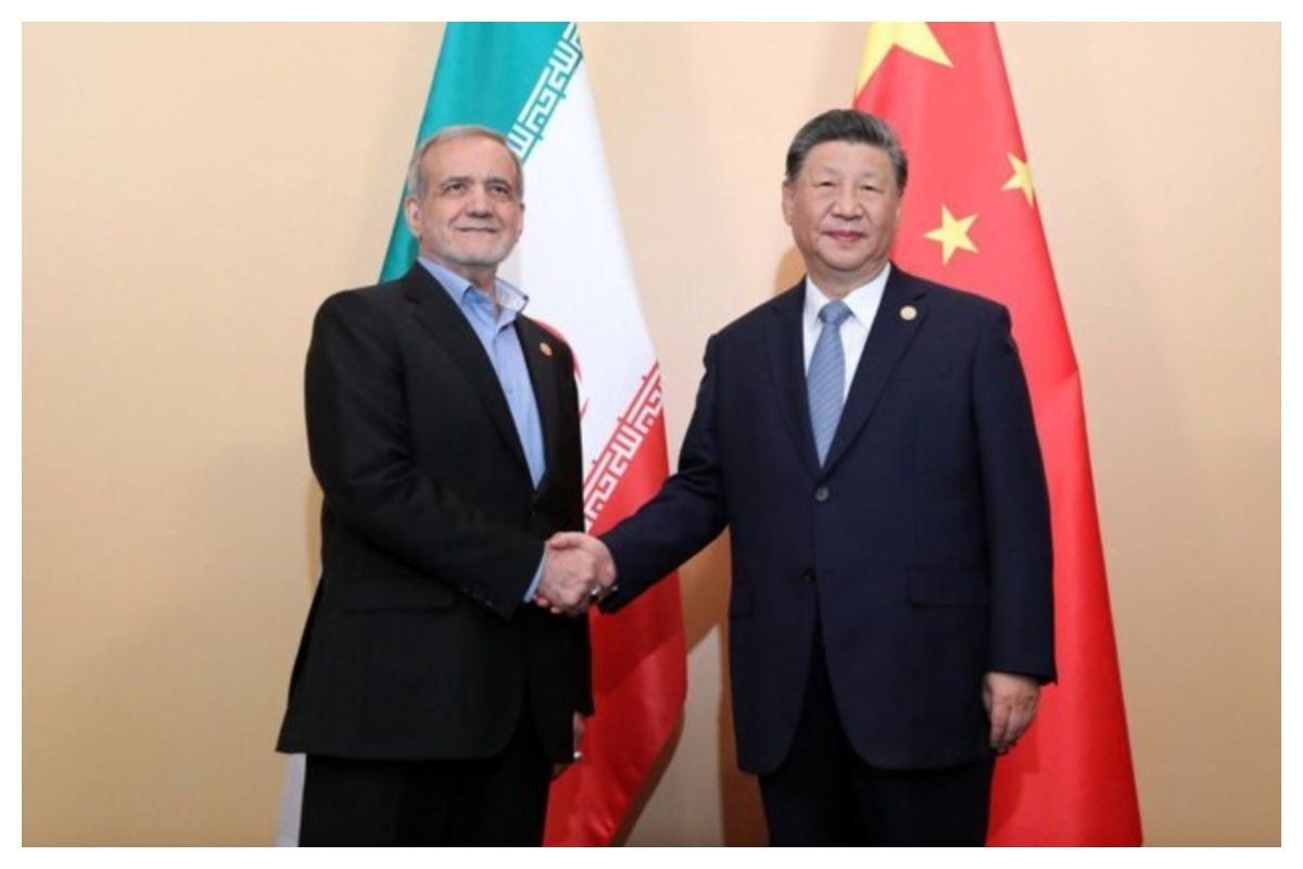 دیدار و گفتوگوی پزشکیان با رئیسجمهور چین