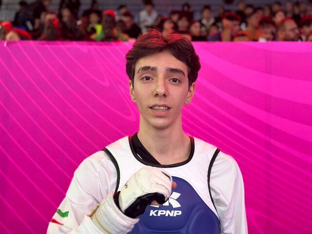 حاجی موسایی نایب قهرمان تکواندوی جهان شد