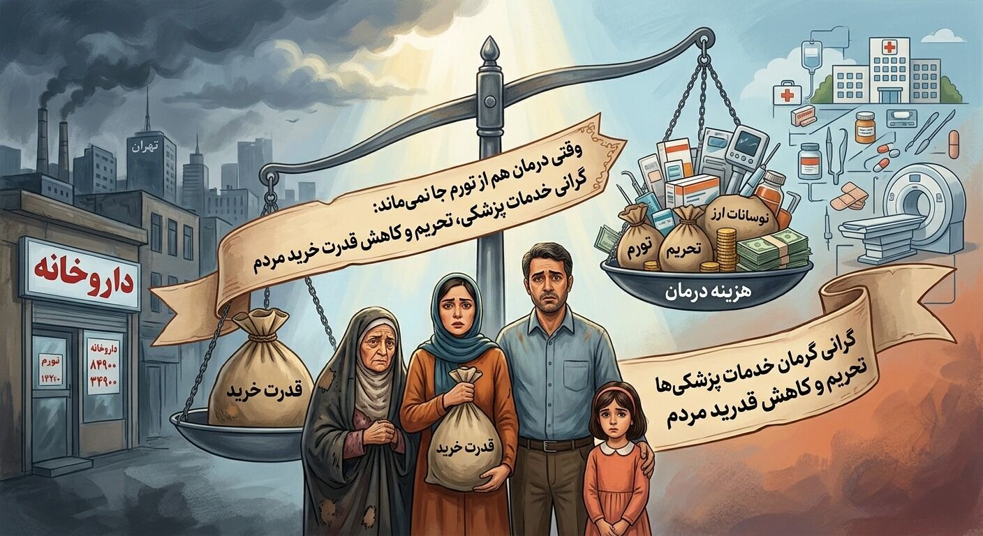 وقتی درمان هم از تورم جا نمی&zwnj;ماند؛ افزایش قیمت خدمات و تجهیزات پزشکی در سایه تحریم و کاهش قدرت خرید مردم