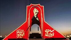 تصویر و حماسه بدرقه رهبر شهید بر برج آزادی نقش بست