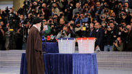 تصاویر حضور رهبر انقلاب پای صندوق رای