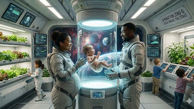 نسل آینده بشر ممکن است در فضا متولد شود