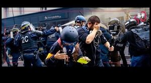 خبرنگاران؛ هدف حمله پلیس و معترضان در فرانسه