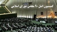 ترکیب هیئت رئیسه کمیسیون اصل 90 برای اجلاسیه سوم مشخص شد