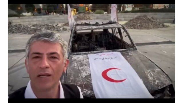 این بازیگر از حمله به ماشین هلال احمر روایت کرد