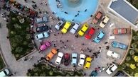 فولکس‌های رنگی در جاده‌های شمال رالی برگزار می‌کنند