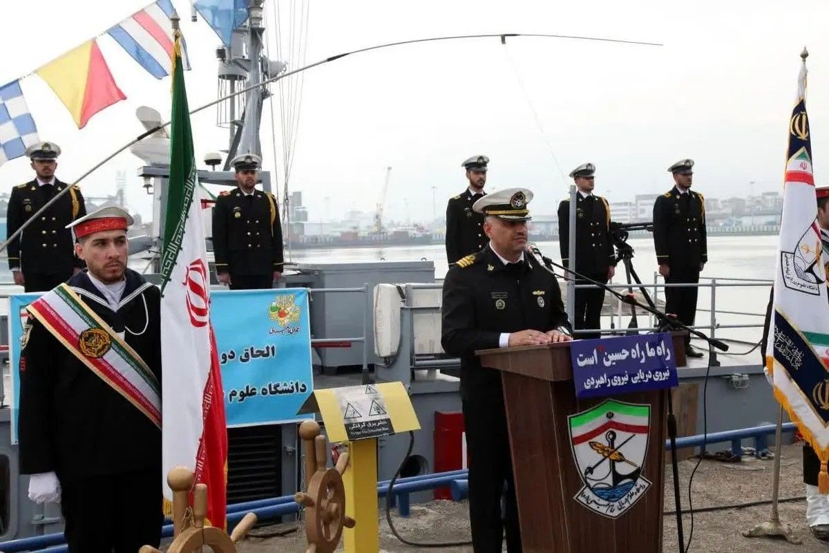 دوفروند ناوچه جدید به نیروی دریایی ارتش الحاق شد