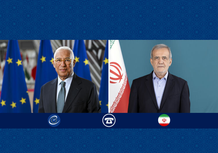 گفت‌وگوی رئیس جمهور با رئیس شورای اروپا 