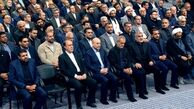 تصویری از حضور پزشکیان دیدار نمایندگان مجلس دوازدهم با رهبر انقلاب