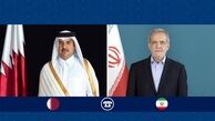 پزشکیان در گفت‌وگو با امیر قطر: آماده ‌دستیابی ‌به چارچوب‌ عزتمندانه‌ برای پایان ‌جنگ ‌در منطقه‌ایم
