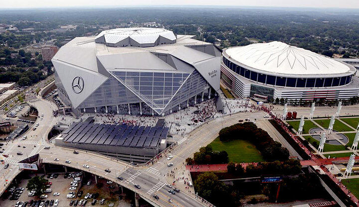 ویدئو | تکنولوژی منحصر به فرد استادیوم مرسدس بنز
