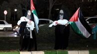 تجمع اعتراضی دانشجویان مشهد در مقابل کنسولگری ترکیه