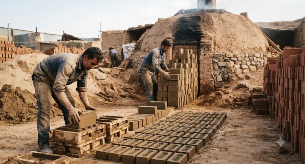 مواد اولیه و مراحل ساخت آجر [مواد تشکیل&zwnj;دهنده و نحوه تولید آجر]